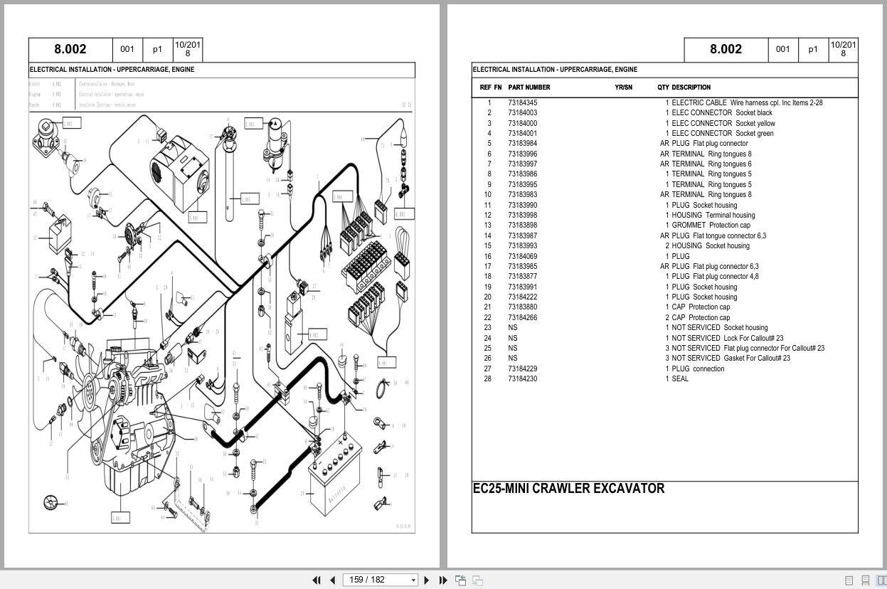 New Holland Crawler Excavator EC25 Parts Manual 7318575401 2014 (2)