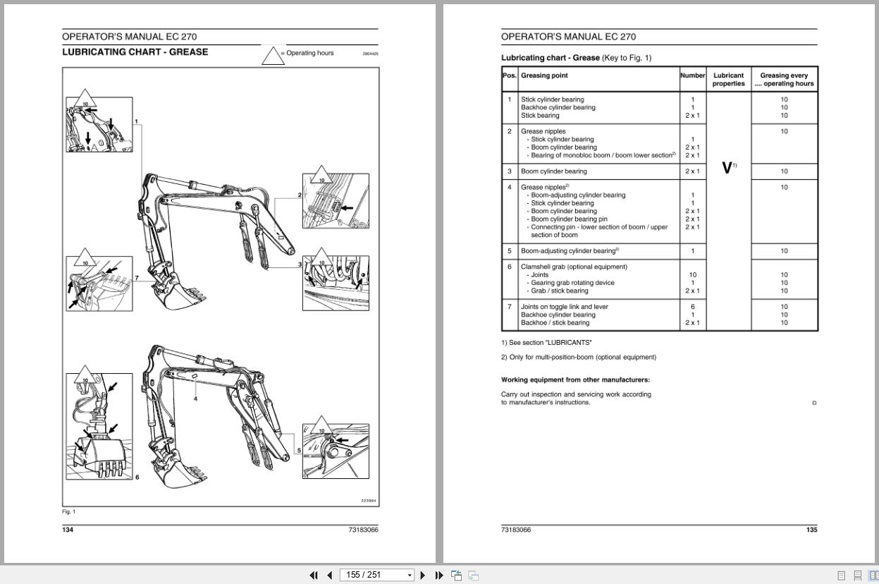 New Holland Crawler Excavator EC270 Operators Manual 73183066 (2)