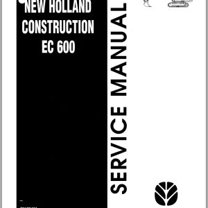 New Holland Crawler Excavator EC600 Service Manual 73179401 1999 (1)