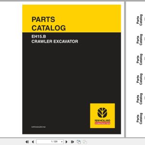 New Holland Crawler Excavator EH15.B Parts Manual S3PE00004ZE01NA 2004 (1)