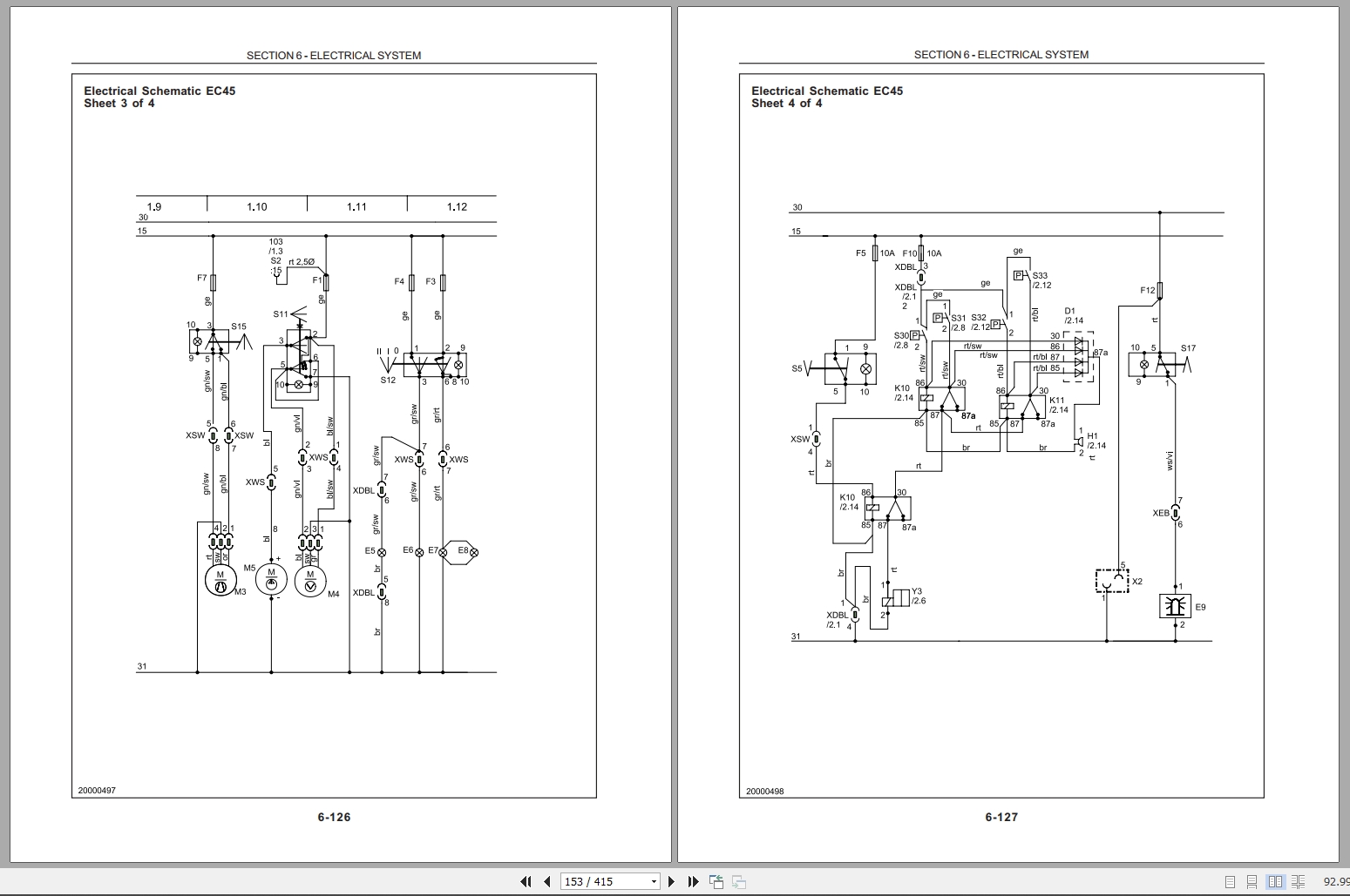 New Holland Crawler Excavator Mini EC15 EC25 EC35 EC45 Service Manual 8661172601 (4)