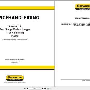 New Holland Engine F3DFE613FB001 to F3DFE613JB002 Service Manual 47608445 2014 NL (1)