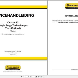 New Holland Engine F3HFE613AB003 to F3HFE613GB002 Service Manual 47607288 2014 NL (1)