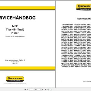 New Holland Engine F4DFE4131B001 to F4HFE613ZB002 Service Manual 47606113 2014 DK (1)