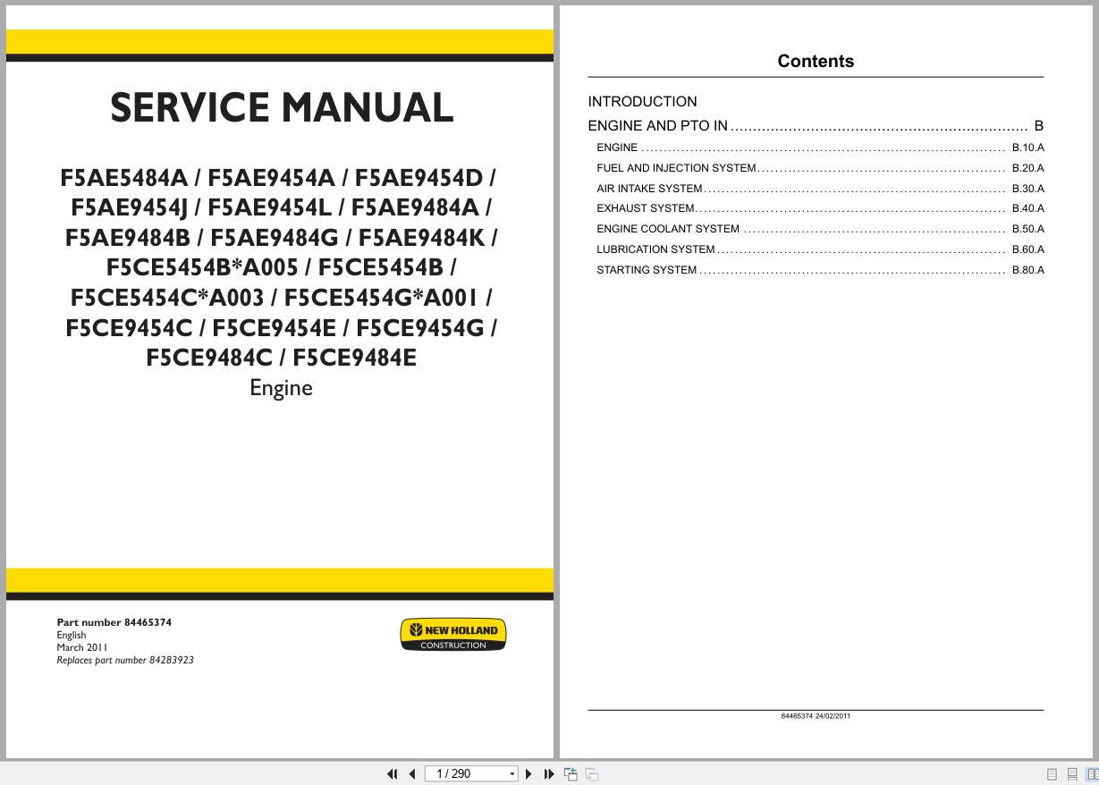 New Holland Engine F5AE5484A to F5CE9484E Service Manual 84465374 2011 (1)