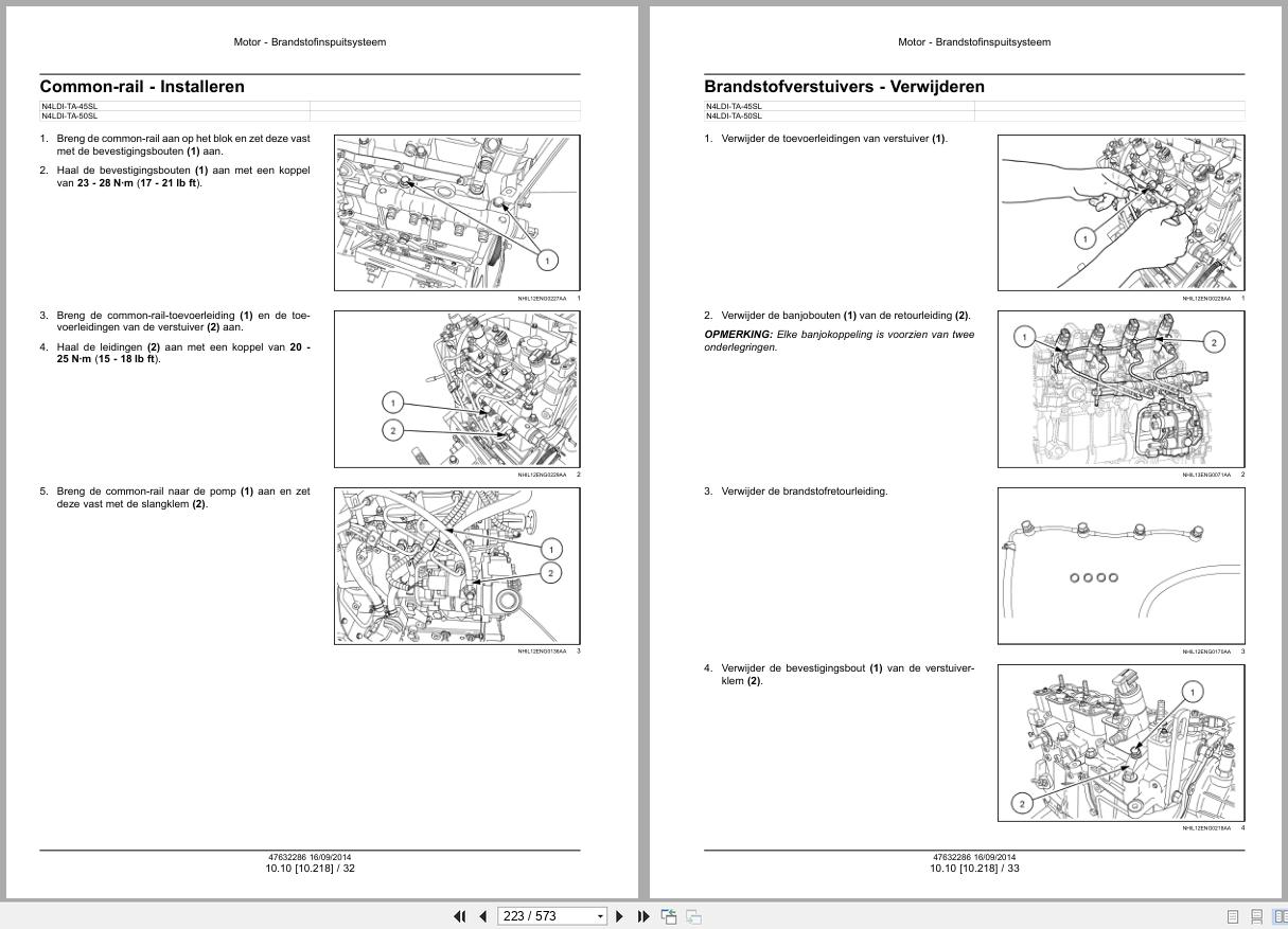 New Holland Engine N4LDI TA 45SL to N844LT F 45SL Service Manual 47632286 2014 NL (2)