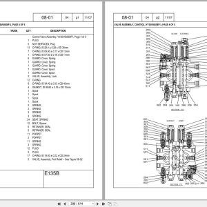New Holland Excavator E135B Tier 3 Parts Catalog 87659327Na 2008 (2)