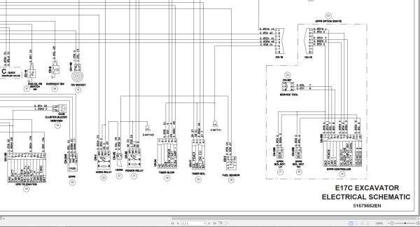 New Holland Excavator E17C Hydraulic And Electrical Schematic (1)