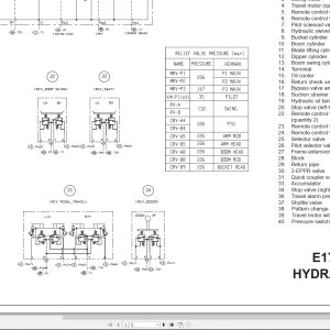 New Holland Excavator E17C Hydraulic And Electrical Schematic (2)