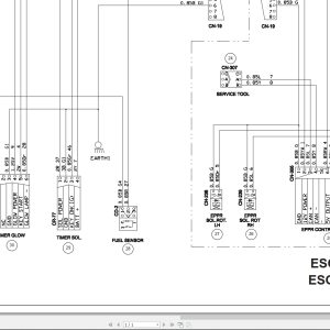 New Holland Excavator E17C Hydraulic And Electrical Schematic BR (1)