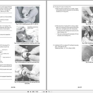 New Holland Excavator E215B E215Blc Workshop Manual 87731205 (2)