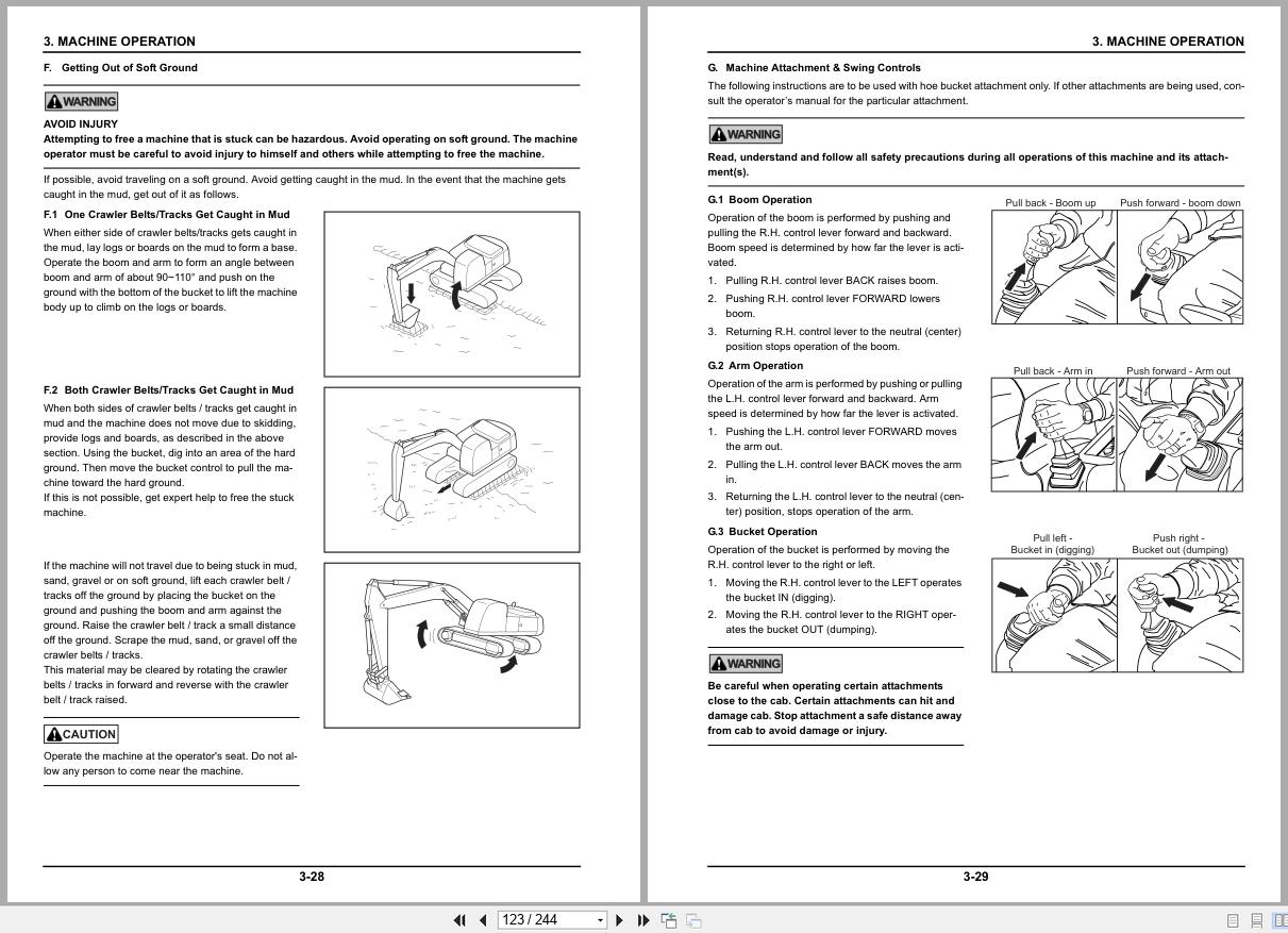 New Holland Excavator E265B E265BLC Operation Manual 87739540 2007 (3)