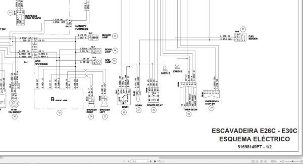 New Holland Excavator E26C E30C Hydraulic And Electrical Schematic BR New Holland Excavator E26C E30C Hydraulic And Electrical Schematic Br (2)