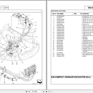 New Holland Excavator E30 Parts Manual 87360683NA 2014 New Holland Excavator E30 Parts Manual 87360683Na 2014 (2)