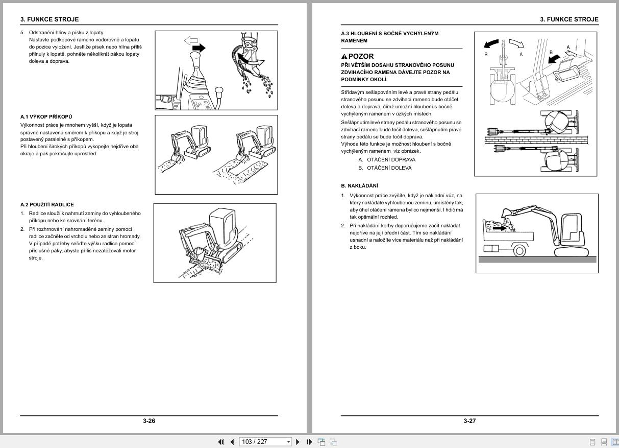 New Holland Excavator E30.2SR E35.2SR Operation Maintenance Manual 6042146701 2005 CZ (2)