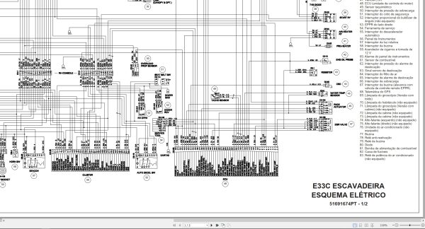 New Holland Excavator E33C Hydraulic And Electrical Schematic Br (1)