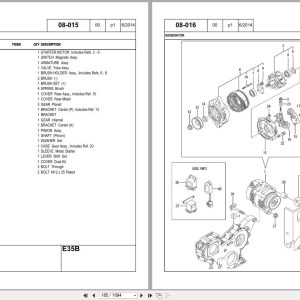 New Holland Excavator E35B Tier 4 Parts Catalog S3PX00041ZE06 2014 New Holland Excavator E35B Tier 4 Parts Catalog S3Px00041Ze06 2014 (2)