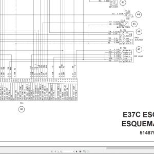 New Holland Excavator E37C Hydraulic And Electrical Schematic BR (1)