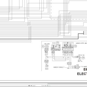 New Holland Excavator E60C Electrical Schematic 51663432EN (1)