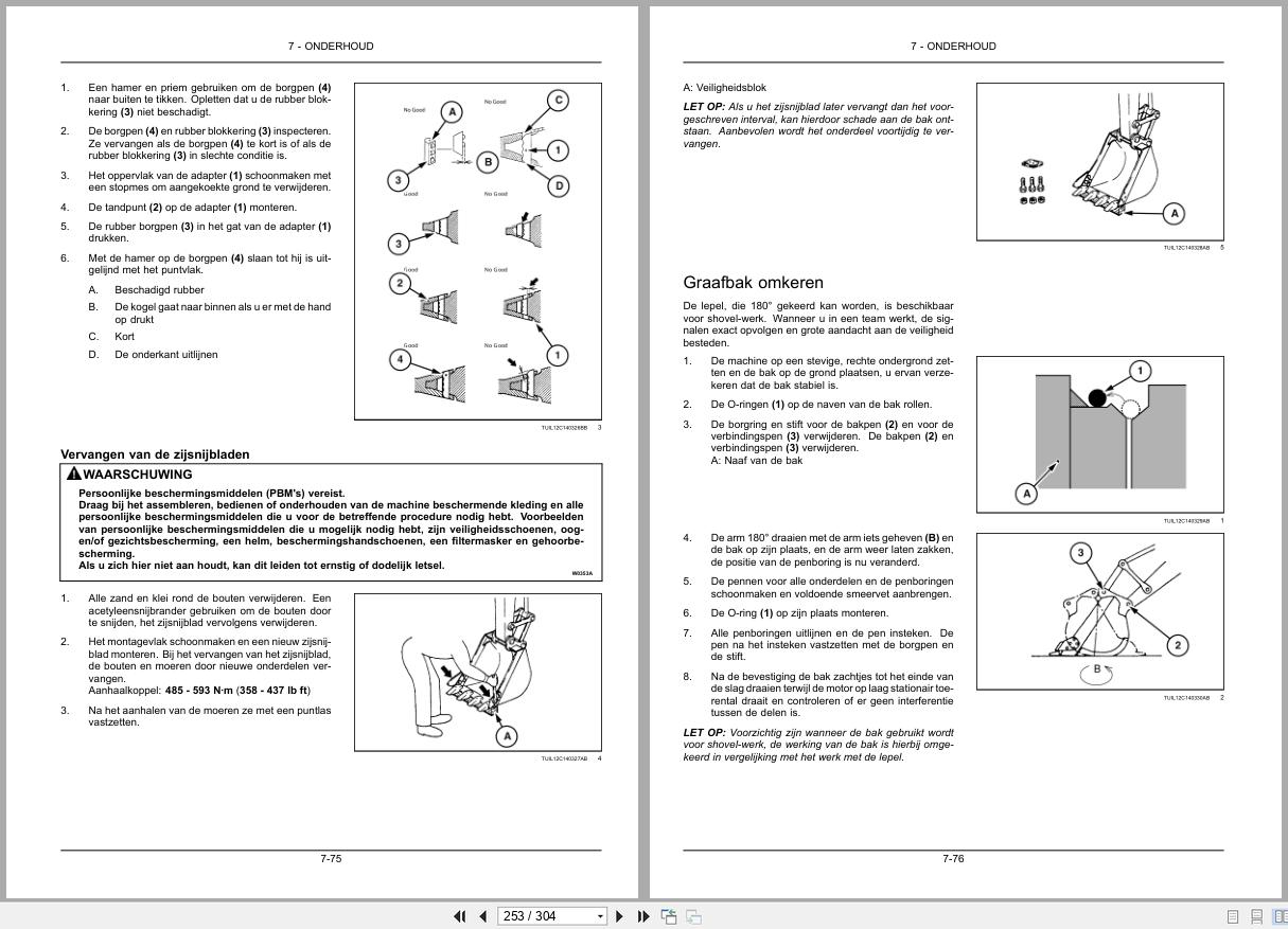 New Holland Excavator E85CMSR Operation Maintenance Manual 47516715 2013 NL (2)