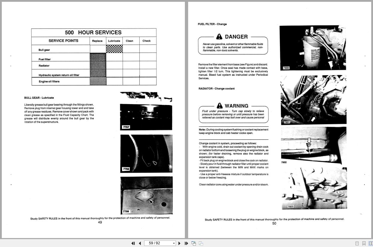 New Holland Excavator FH200 Operation Maintenance Manual 73158106 (2)