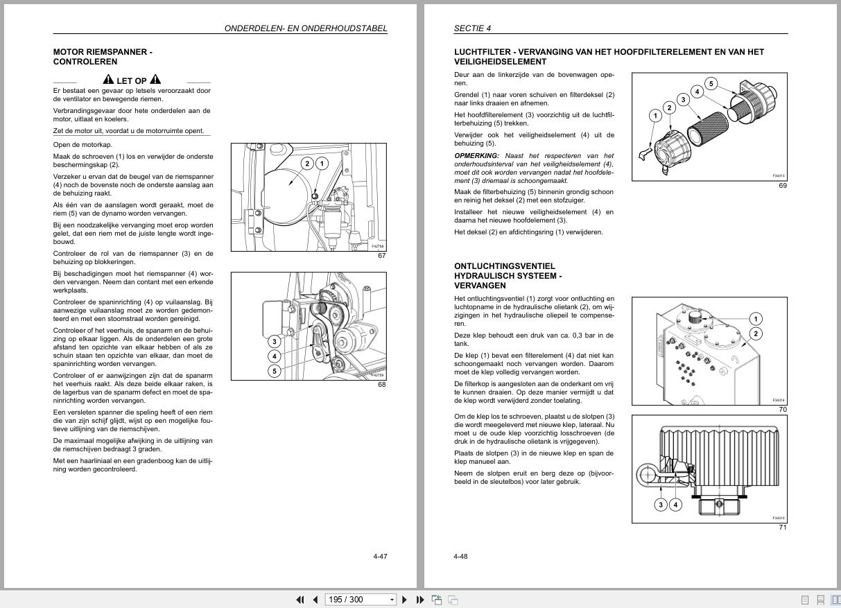 New Holland Excavator WE150 WE170 WE170C Operation Maintenance Manual 87738393 NL (2)