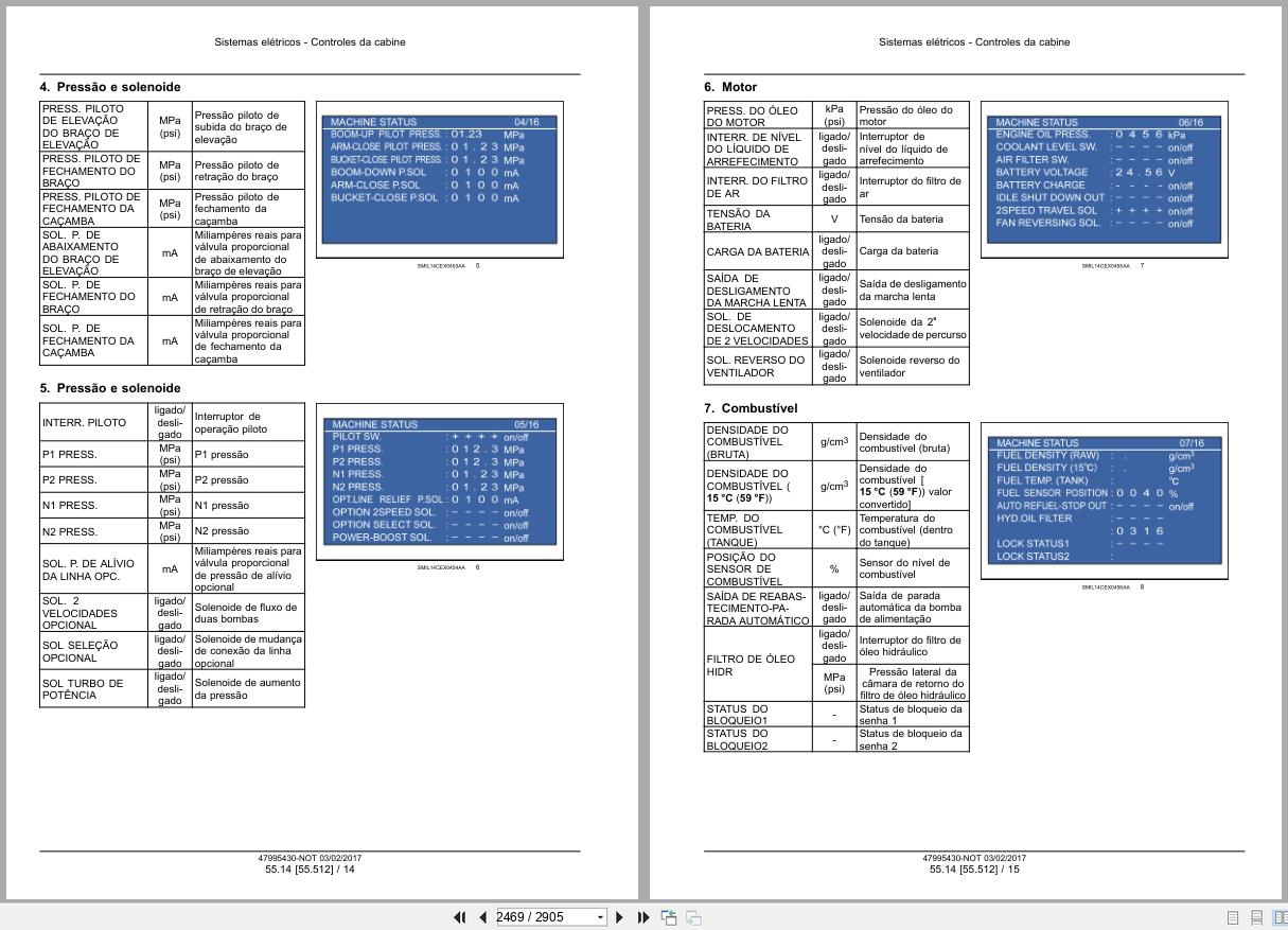 New Holland Hydraulic Excavator E175C EVO Service Manual 47995430 2017 BR (2)