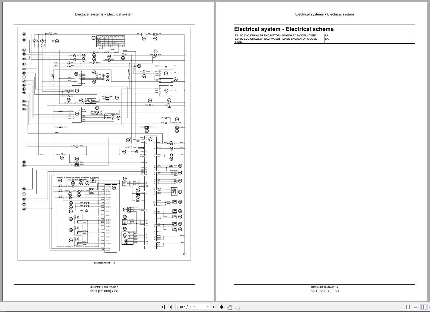 New Holland Hydraulic Excavator E215C E245C EVO Service Manual 48024961 2016 (4)
