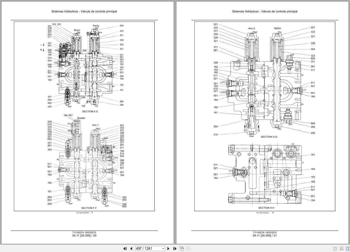 New Holland Hydraulic Excavator E215C E245C ME Repair Manual 71114527 2015 BR (2)