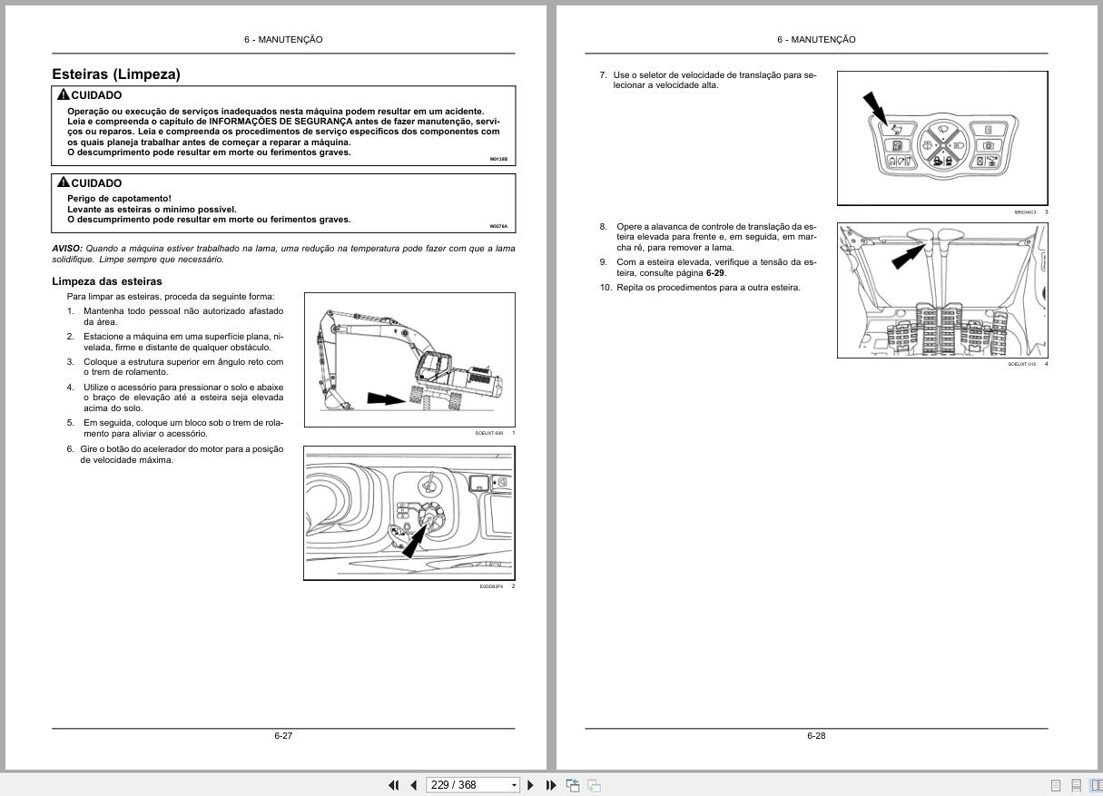 New Holland Hydraulic Excavator E215C EVO E245C EVO Operators Manual 90420952 2020 BR (2)