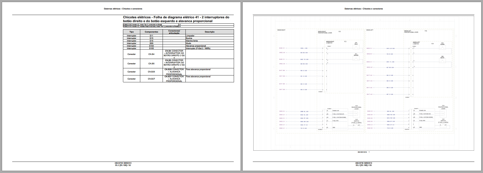 New Holland Hydraulic Excavator E385CEVO E405CEVO Service Manual 48024973B 2018 BR (4)
