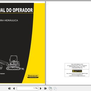 New Holland Hydraulic Excavator E55B Operators Manual 47405049 2012 BR (1)