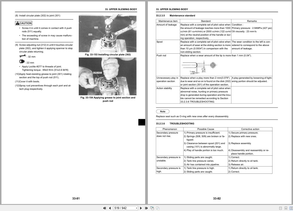 New Holland Hydraulic Excavator E80MSR Workshop Manual 60413421 2005 (2)