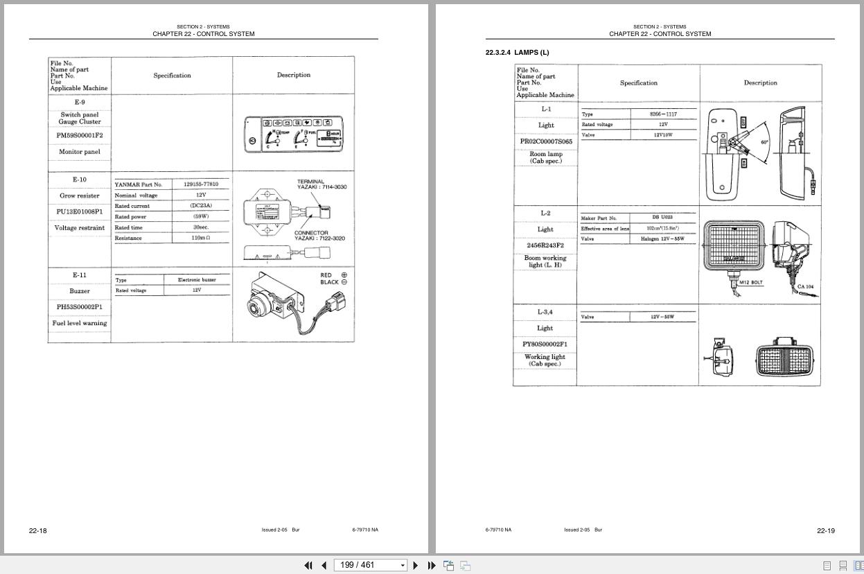 New Holland Hydraulic Excavator EH15 Service Manual 6 79880NA 2005 (2)