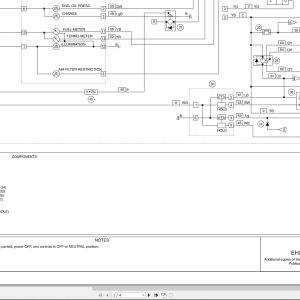 New Holland Hydraulic Excavator EH27.B Hydraulic Electrical Schematic 6 78330 (1)