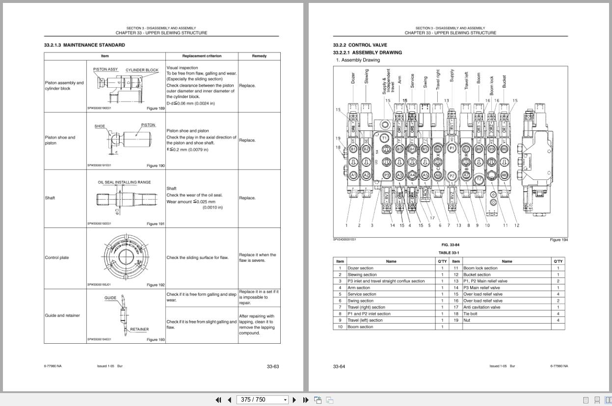 New Holland Hydraulic Excavator EH27.B Shop Manual 6 78080NA 2005 (2)