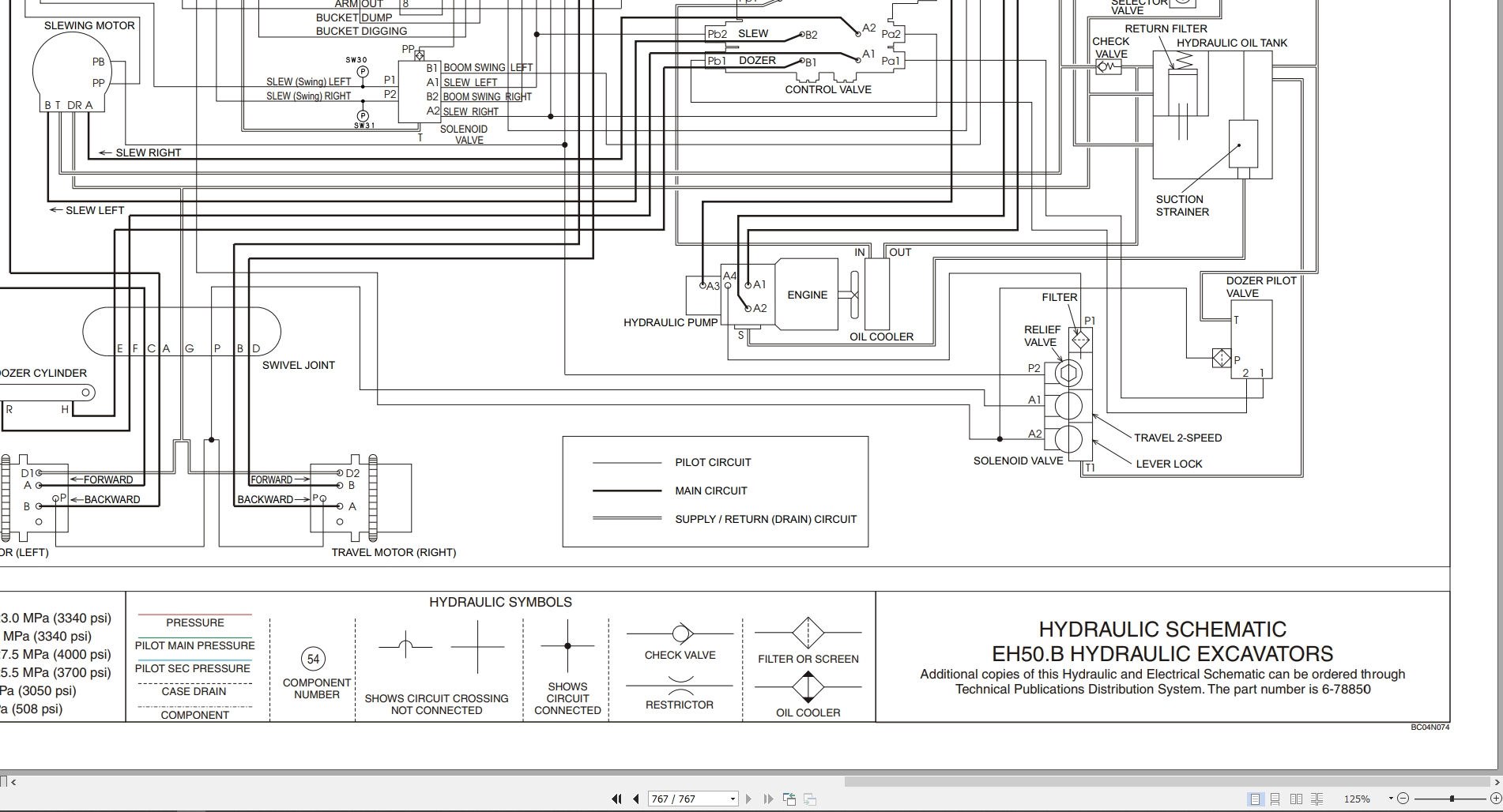 New Holland Hydraulic Excavator EH50.B Service Manual 6 78600NA 2005 (3)