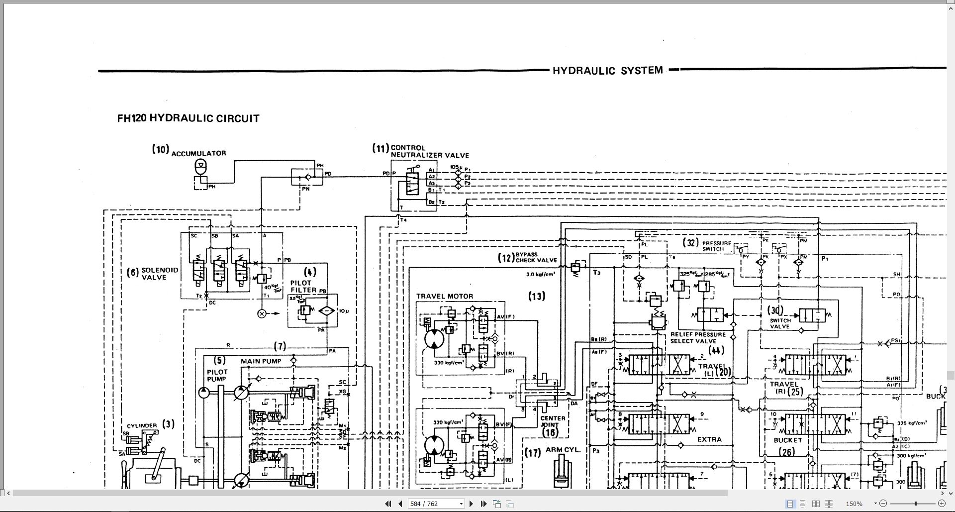 New Holland Hydraulic Excavator FH120 Service Manual 73158518 (3)