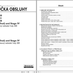 New Holland Loader L213 to C237 Operators Manual 48068268 2017 CZ (1)