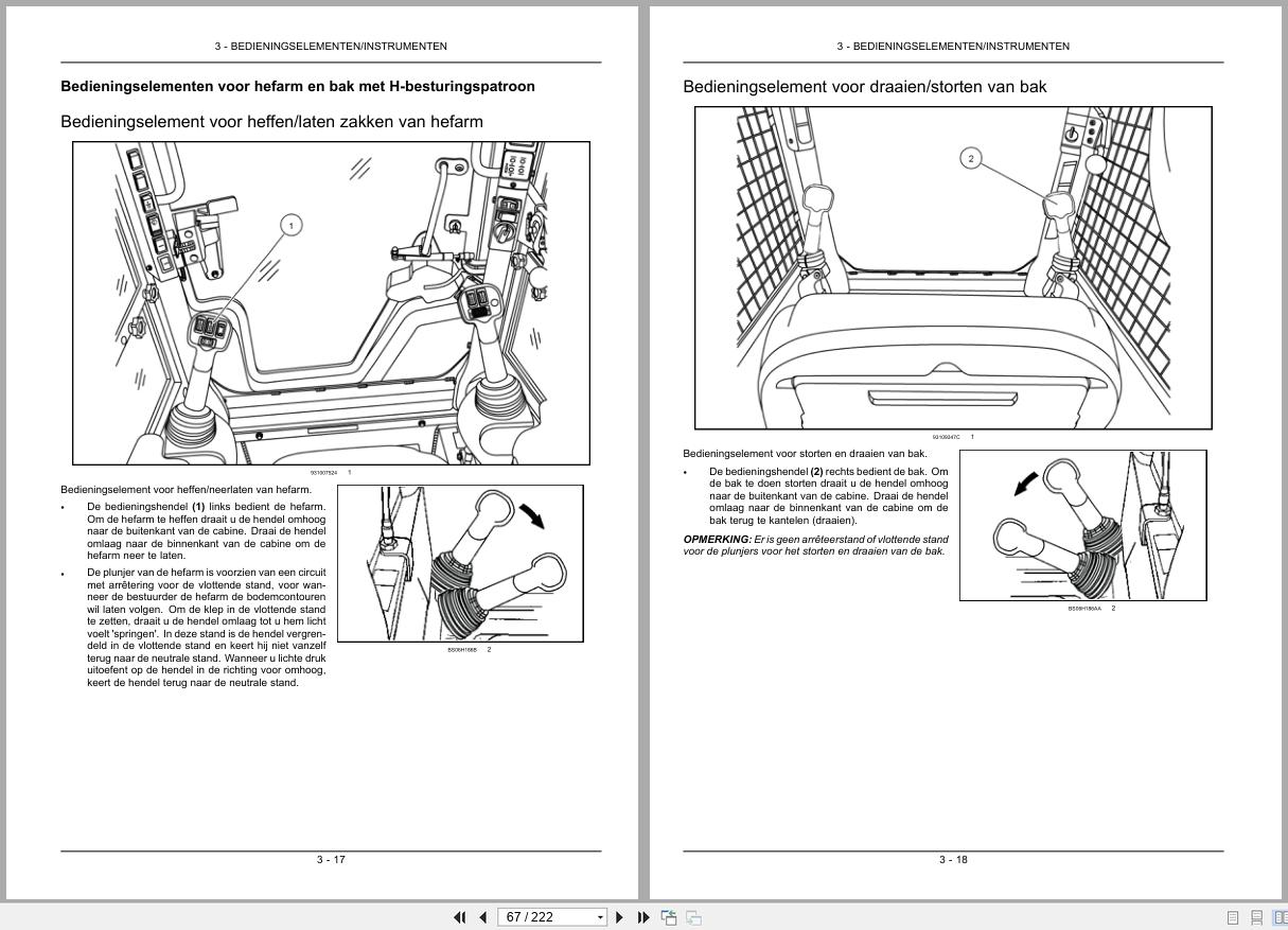 New Holland Loader L213 to C238 Operation Maintenance Manual 84571595 2011 NL (2)