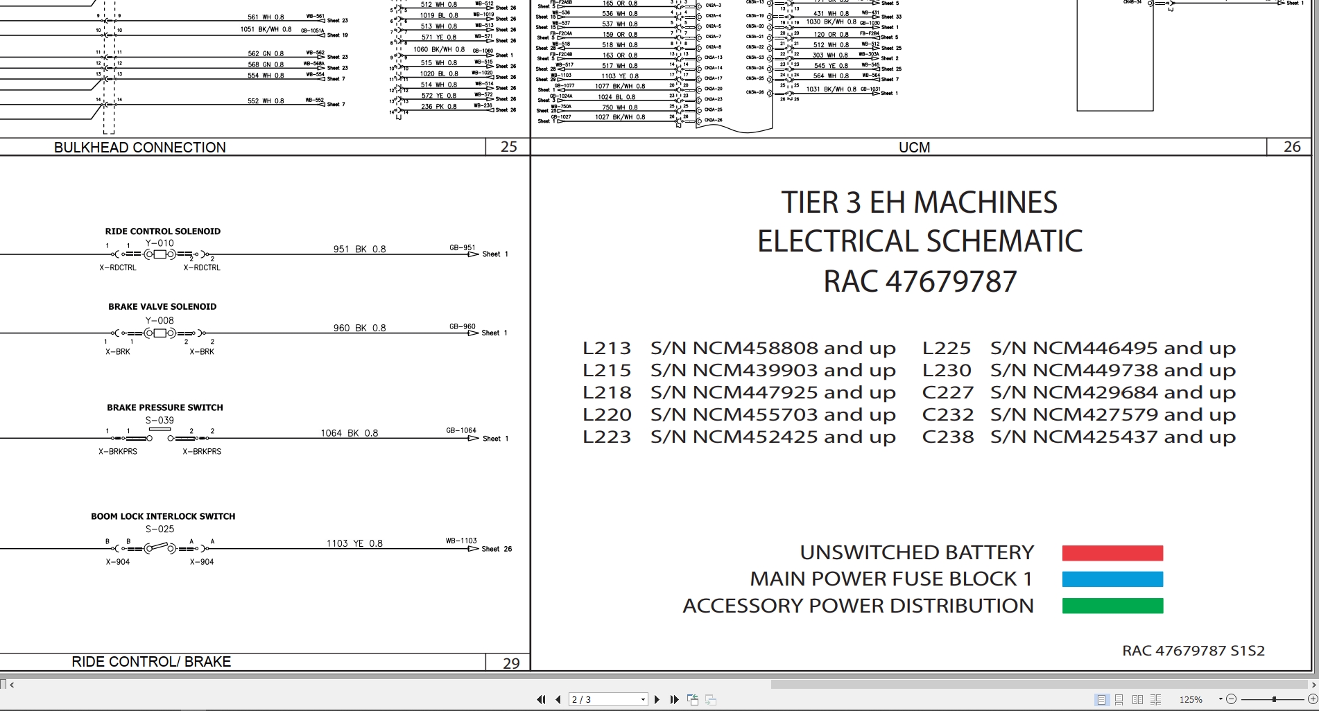New Holland Loader L213 to C238 Tier 3 Electrical Schematic (2)