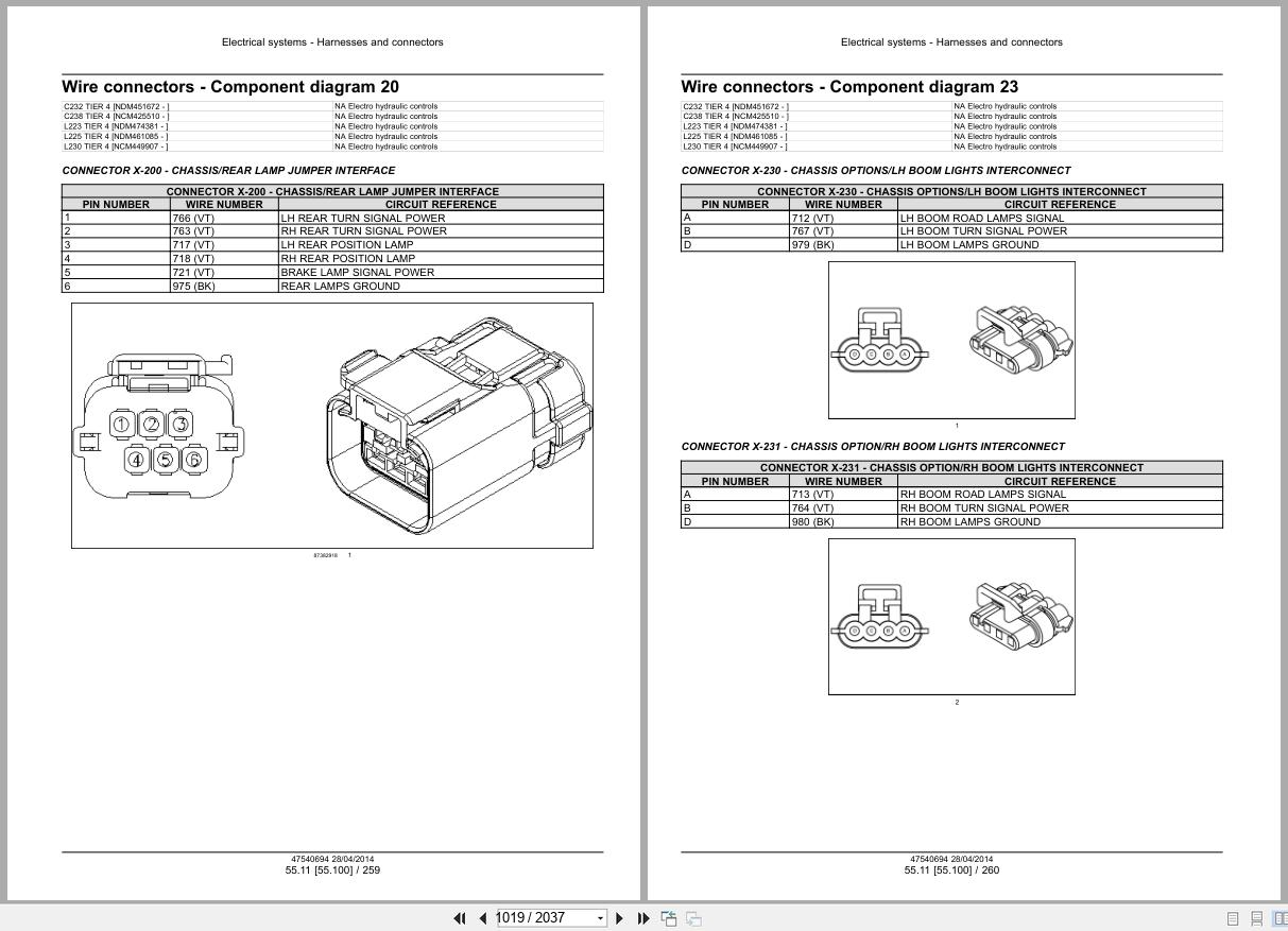 New Holland Loader L223 to C238 Tier 4A Service Manual 47540694 2014 (2)
