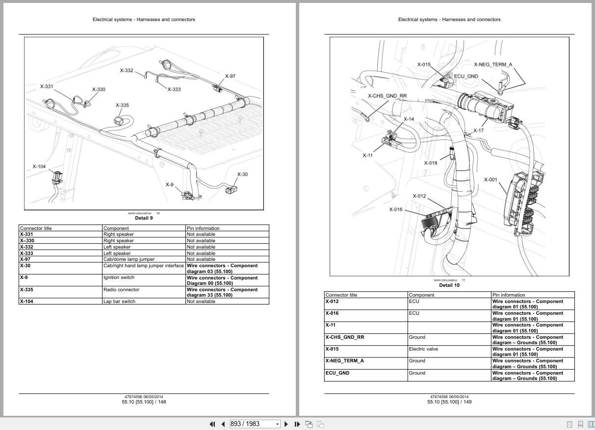 New Holland Loader L230 C238 Tier 4A Service Manual 47674596 2014 (2)