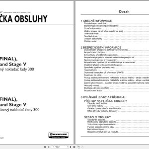 New Holland Loader L316 to C337 Operators Manual 90428749 2021 CZ (1)