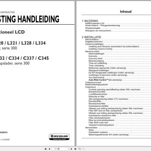New Holland Loader L318 to C345 Equipment Manual 90428761 2021 NL (1)
