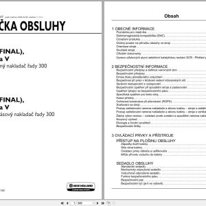 New Holland Loader L334 C334 C345 Operators Manual 90428725 2021 CZ (1)