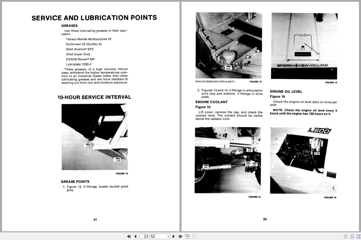 New Holland Loader L600 Operators Manual 42060010 (2)