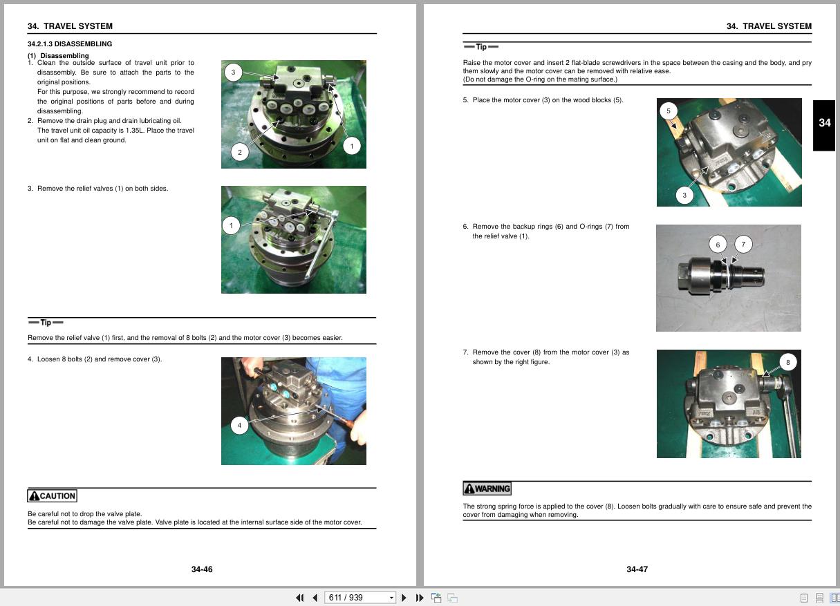 New Holland Midi Crawler Excavator E70BSR Service Manual 84365679 2010 (2)