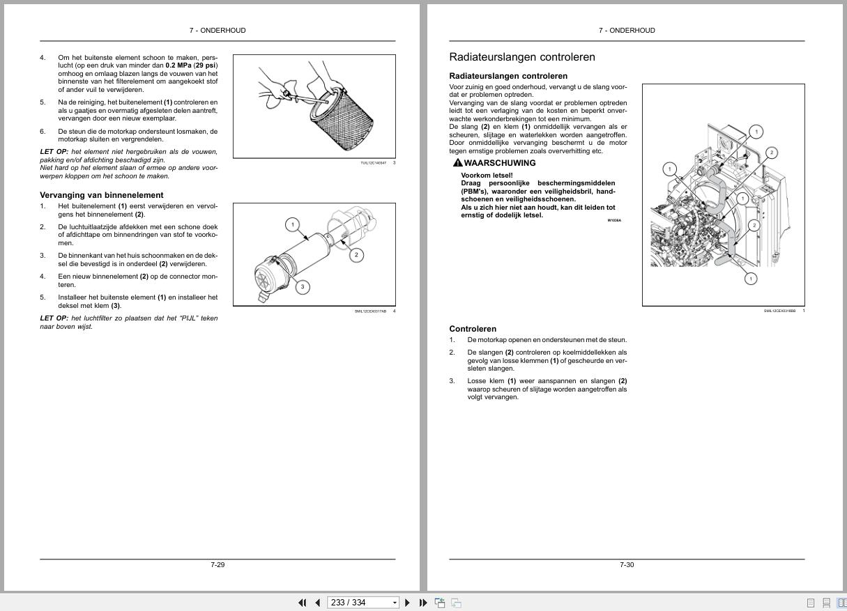 New Holland Midi Excavator E75CSR Operation Maintenance Manual 47488361 2013 NL (2)