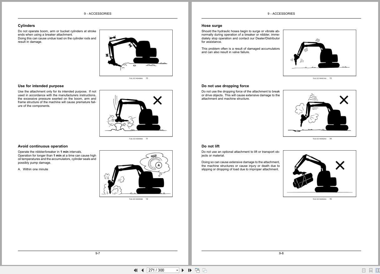 New Holland Midi Excavator E85CMSR Operators Manual 47516710 2013 (2)